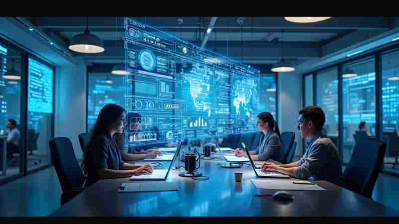 2025 Digital Marketing Trends: Embracing the Future, Concept art for illustrative purpose, tags: und - Monok