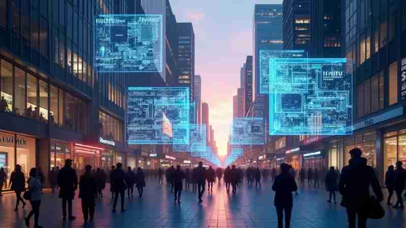 2025 Digital Marketing Trends: Navigating the Next Frontier, Concept art for illustrative purpose, tags: die zukunft des - Monok